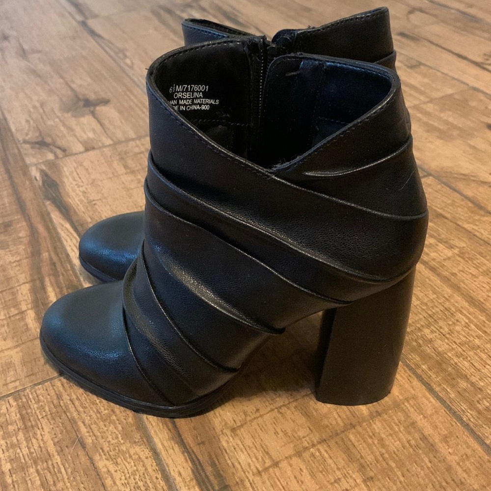 Brand new black booties